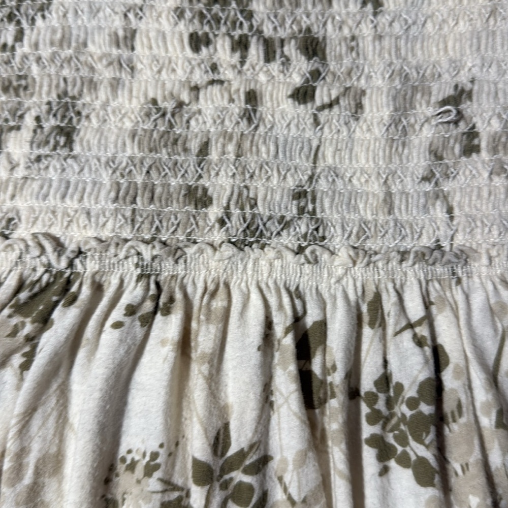 Abercrombie and Fitch Floral Lace Strap Top Y2K Vintage - Picture 4 of 5
